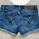 William Rast  Cuffed Cutoff Distressed Denim Shorts Photo 4