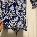 OP Ocean Pacific‎ Hawaiian leaf pattern blouse with crochet detailing size L 12-14 Photo 4