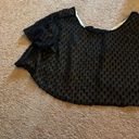 Wildfox  medium black crop top open back Photo 3