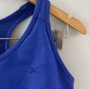 Nike Dri Fit Blue Mesh Sports Bra Size Large Photo 1