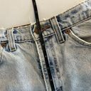 Levi's Vintage  550 Denim Shorts Cut Offs High Rise Light Wash Orange Tab 29 Photo 2