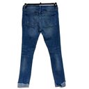 DL1961  SZ 27 Florence Instasculpt Cropped Jeans Mid-Rise Zip-Fly Distressed Cuff Photo 3