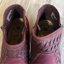 Earth Origins  Oakland Alexis Ankle Boots Merlot Red Leather 7.5 W Photo 6