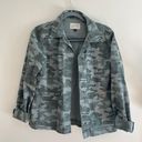 Universal Threads Green Camo Jean Denim Jacket Photo 0