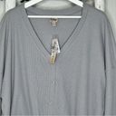 Como vintage  NWT Waffle Long Sleeve Shirt * Gray * 2X Photo 1