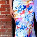 Floral Strapless Midi Dress Multi Size XS Photo 0