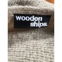 Wooden Ships  Asymmetric Dolman Sleeve Sweater Mohair Wool Nordic Cozy Small Photo 2