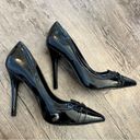 Nine West  Carrelie Black Patent Leather Stiletto Pumps Photo 7