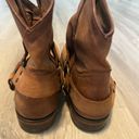 Frye  Harness Size 71/2 Cognac Women's Leather Boots /cowgirl style Photo 3