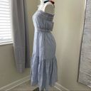 Red Carter  Women’s AYALA DRESS IN BLUE STRIPE Size M Photo 6