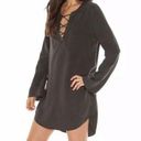 Anthropologie Cloth and Stone Lace Up Tunic Shift Dress Photo 0