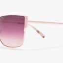 Ted Baker  London 60mm Square Sunglasses TWS184 Gold Rose Gradient NWT Photo 1