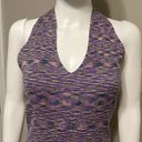 l*space NWT  BABE PURPLE HALTER SWEATER KNIT BODYCON DRESS Photo 5