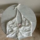 Blue Blush  white halter tie top Photo 0