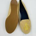 Jack Rogers Women Tan Anchor Suede Flats Size 6.5 Photo 2