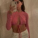 Garage Long Sleeve Crop Top Photo 1