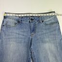 Faded Glory Straight Leg Jeans Size 18 P Light Wash  Mid Rise 5-Pocket Photo 7