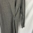 CAbi  3650 Put On Dress Grey Sweatshirt Long Sleeve Gathered Waist Stretch XS Photo 2