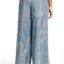 Target Fe Noel x  Linen Blend Blue White Tropical Wide Legs Pants womens XL new Photo 6