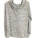 Lane Bryant Livi Active by  Sz 18/20 Gray Heathered Cowl Neck Pullover Sweatshirt Photo 3