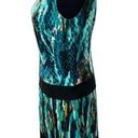 Laundry by Shelli Segal  Sleeveless Drop Waist Dress In Blues / Greens / … Photo 2