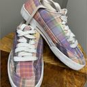 Polo  Brisbane Plaid Tennis Sneaker Size 8 Photo 6