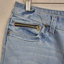 INC  Denim Womens Jean Shorts Size 6 Blue Bermuda Capri Pockets Regular Fit Photo 40