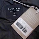 Everlane NWT  The ReNew Long Puffer in Black Primaloft Hooded Coat XS Photo 2