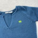 Energie Vintage‎ Y2K  Acrylic Stretch Knitted Sweater Womens Size M Blue Pocket Photo 9