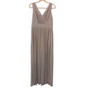 Oleg Cassini  Glitter Knit Tank A-Line Formal Bridesmaid Mother Of The Bride Gown Photo 4