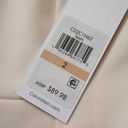 Calvin Klein NWT  Tie Neck Sheath in Pale Pink Sleeveless Stretch Crepe Dress 2 Photo 4