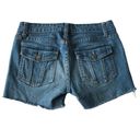 Gap  Womens Jean Shorts Size 1 Limited Edition Hand Made Cut Off Blue Jean Shorts Photo 1