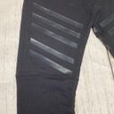 Alo Yoga ALO High Waist Goddess Leggings in Black Gloss Stripe Size Small Photo 3