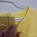 Calvin Klein Yellow Business Dress Photo 2