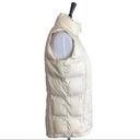 Woolrich Cream Lined Puffer Vest Quilted Outdoor Lined Women's Size Small S Photo 2