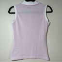 Golfino Pink Sleeveless Lightweight Stretchy Breathable Golf Polo Women’s Size 6 Photo 4