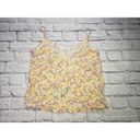 Cynthia Rowley  Womens Tank Top Size S Multicolor Spaghetti Strap Floral V Neck Photo 2