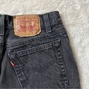 Levi's Vintage Levi’s High Rise Button Fly Faded Black Distressed Shorts made in USA Photo 3