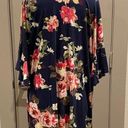 Chris & Carol DONATING SOON! Navy Floral Top Photo 1