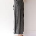 washed terry knit wide leg pants Photo 3