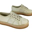 Superga  2790 Cotropew Light Sand Beige Canvas Colour Rope Platform Sneakers 8.5 Photo 2