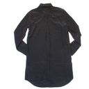 Equipment NWT  Essential in True Black Silk Button Down Shirt Dress S $325 Photo 7