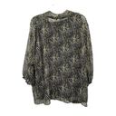 cj banks  Blouse Womens 3X Used Black Lime Photo 1