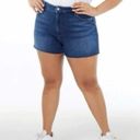 Good American NWT  Stretch Plus Size Cut Off High Waist Denim Jean Shorts Photo 1