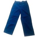 J.Crew  Slim Wide Leg Crop Size 25P Blue High Waist Culottes Pockets Stretch JL23 Photo 0