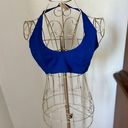 Free People Intimately  blue halter bralette size small Photo 0