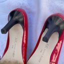 Anne Klein  size 7.5 red patent leather heels . Photo 8