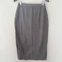 l*space L* Heather Gray Kitty Sweatshirt Skirt Size Medium Pull on Wrap Front NEW Photo 8