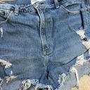 Abercrombie & Fitch  Curve Love The Mom Ultra High Rise Shorts Womens 31/12 Blue Photo 2