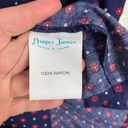 Draper James  Blue&Red Floral Shift Dress Sz.M Photo 13